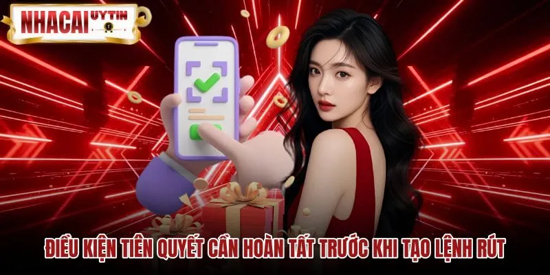 Điều kiện tài khoản trước khi rút tiền