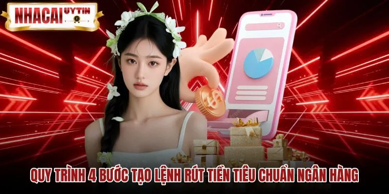 Các bước tạo lệnh rút tiền về ngân hàng